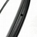 Aerodynamic 38mm Deep Bicycle Disc Brake Wheel Rim Tubeless Compatible