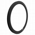 Asymmetric 50mm Depth Disc Carbon Rim U Shape Clincher Tubeless Ready