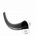 Asymmetric 29er Hookless 29mm Wide 28mm Deep Carbon Rim For Gravel Bike 1