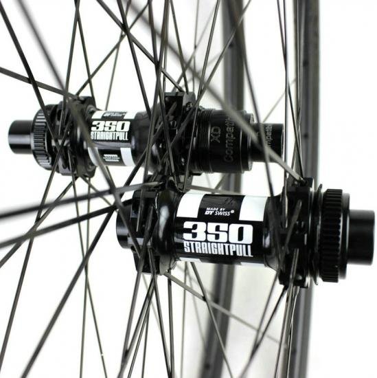 Custom DT Swiss 350 Hub + Sapim CX-Ray Spoke Mountain Bike Carbon Wheels 4