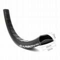 Carbon 27.5 Plus Rim 50mm Wide 25mm Deep Hookless Tubeless Ready