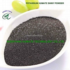 Super Potassium Fulvic Humate Shiny Powder Water Soluble