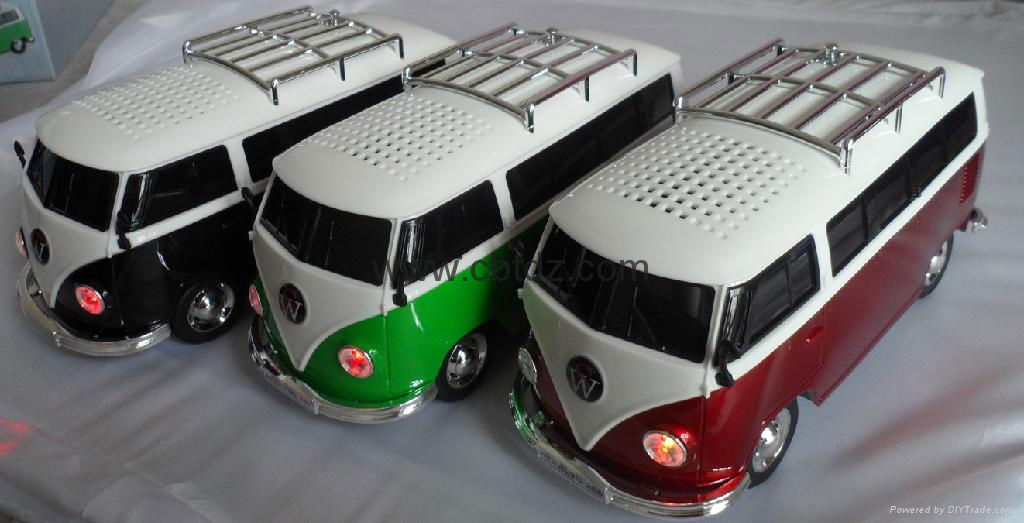 mini bus car speaker with USB TF card reader