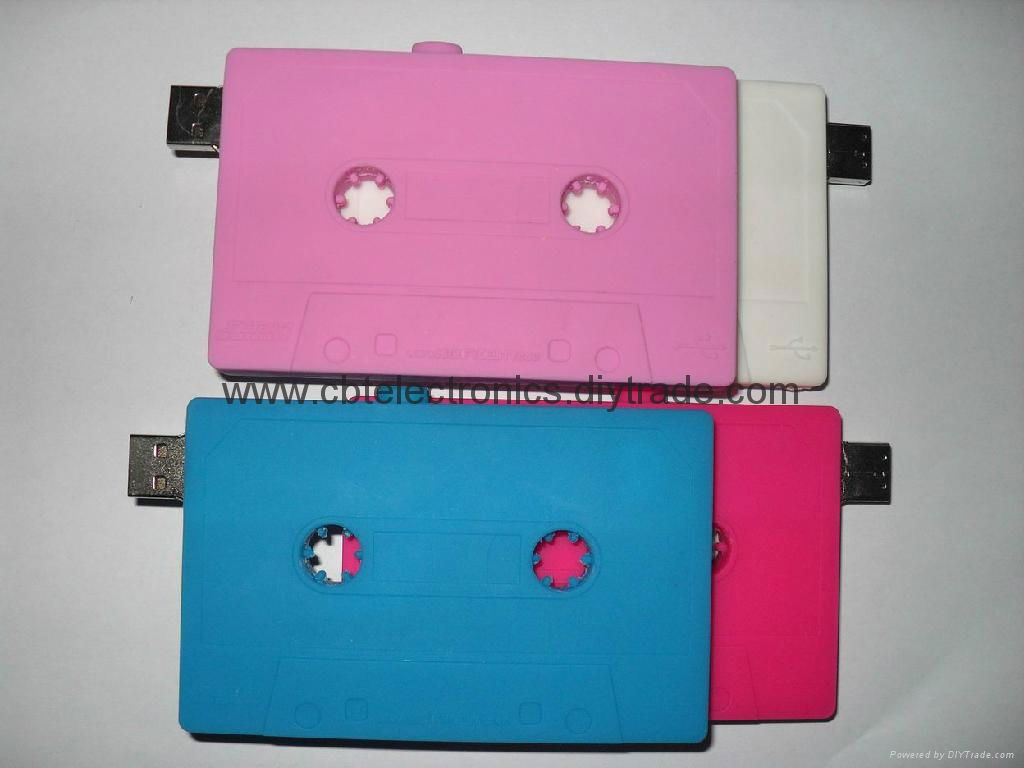 1GB-64GB Audio Cassette USB Flash drive 3