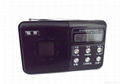 FM radio recorder speaker with USB SD TF card reader  5