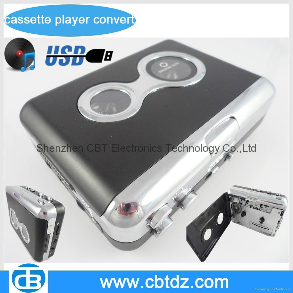 USB cassette player digital converter to MP3 & CD 4