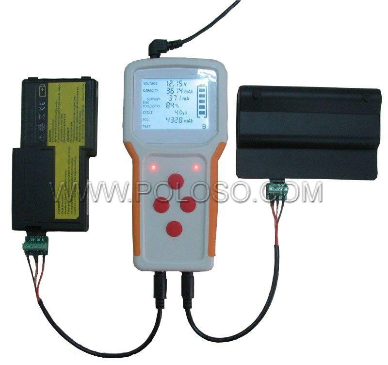 poloso RFNT2 universal laptop battery tester charger with two channels