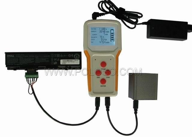 Universal laptop battery tester with test charge discharge calibrate capacity 