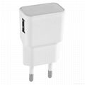 EU plug 5V/1A Single port USB Travel Charger 3