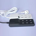 5V/7.1A usb multi charger 6port usb charger for iphone ipad samsung 