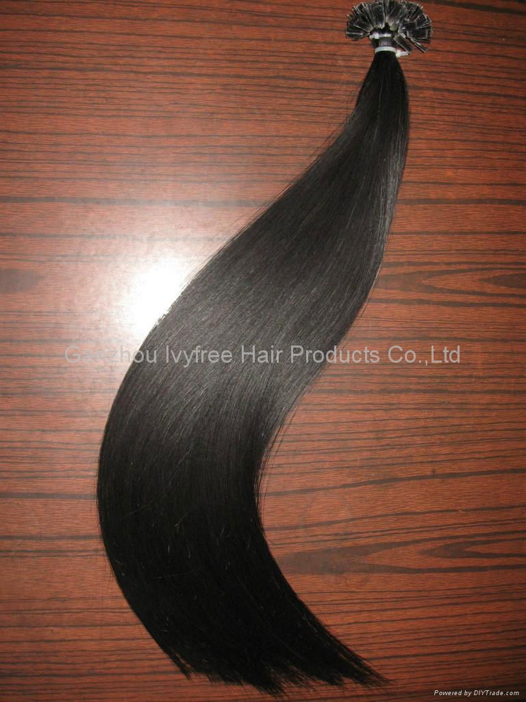 100% Double Drawn Indian Remy Hair-Flat Tip Fushion Hair 3