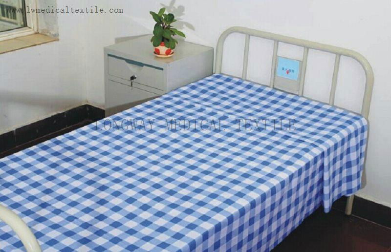  checked Hospital Bed Linen 3