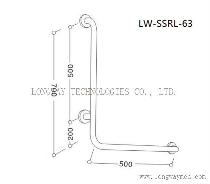 LW-SSRL-63 Stainless Steel Hand Rail 2