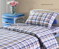  checked Hospital Bed Linen (bed sheet, pillow case and duvet cover)