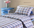  checked Hospital Bed Linen (bed sheet, pillow case and duvet cover) 8