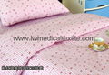 Hospital Bed Linen with carton design (bed sheet, pillow case duvet cover)  2