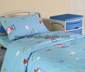 Hospital Bed Linen with carton design (bed sheet, pillow case duvet cover)  3