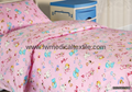Hospital Bed Linen with carton design (bed sheet, pillow case duvet cover)  3