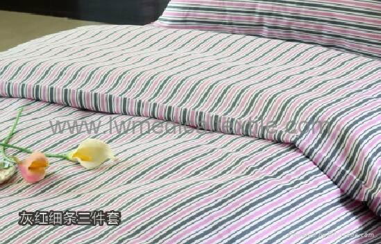 yarn dyed stripes Hospital Bed Linen (bed sheet pillow case duvet cover) 2