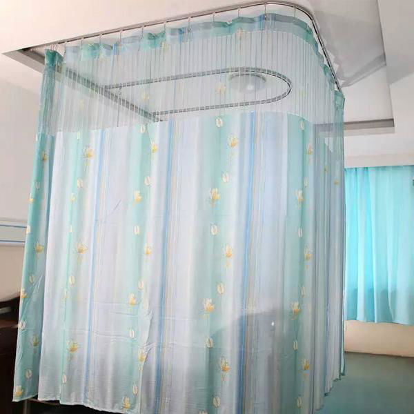 Double-side Printed Permanently flame retardant Hospital Cubicle Curtain 2