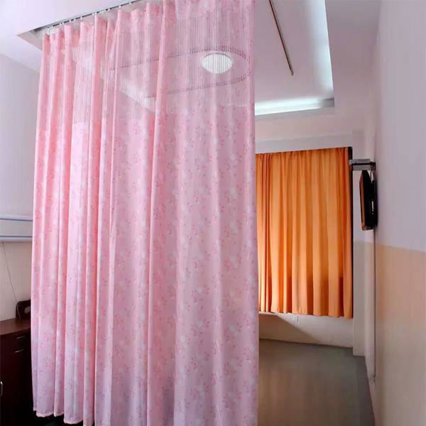 Double-side Printed Permanently flame retardant Hospital Cubicle Curtain 3