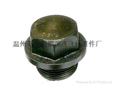 低價批發外六角管螺紋法蘭面螺塞 2