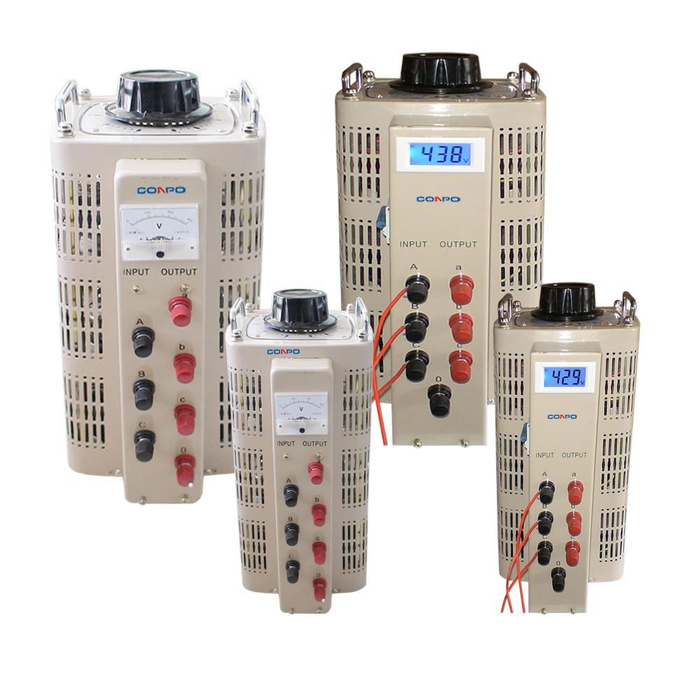 Contact Voltage stabilizer Variable Transformer 3phase