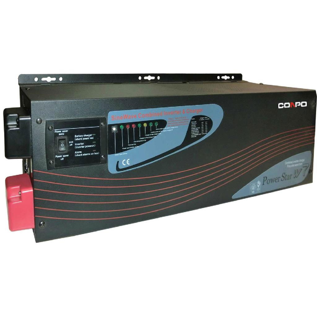 PSW7 series Pure Sine Wave Inverter with charger 5000W 3