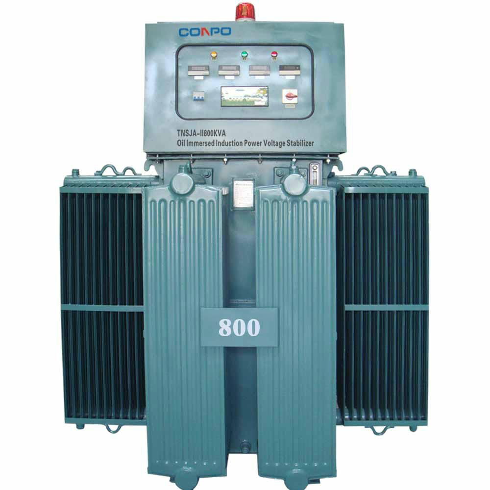 Oil type immersed Induction Voltage Stabilizer regulator TNSJA-II-500KVA 4