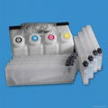 Double 4 color bulk ink system for