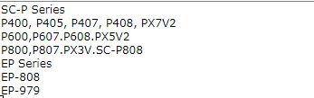 刷機碼 for Epson SC-P Series Work Force Series XP Series 3