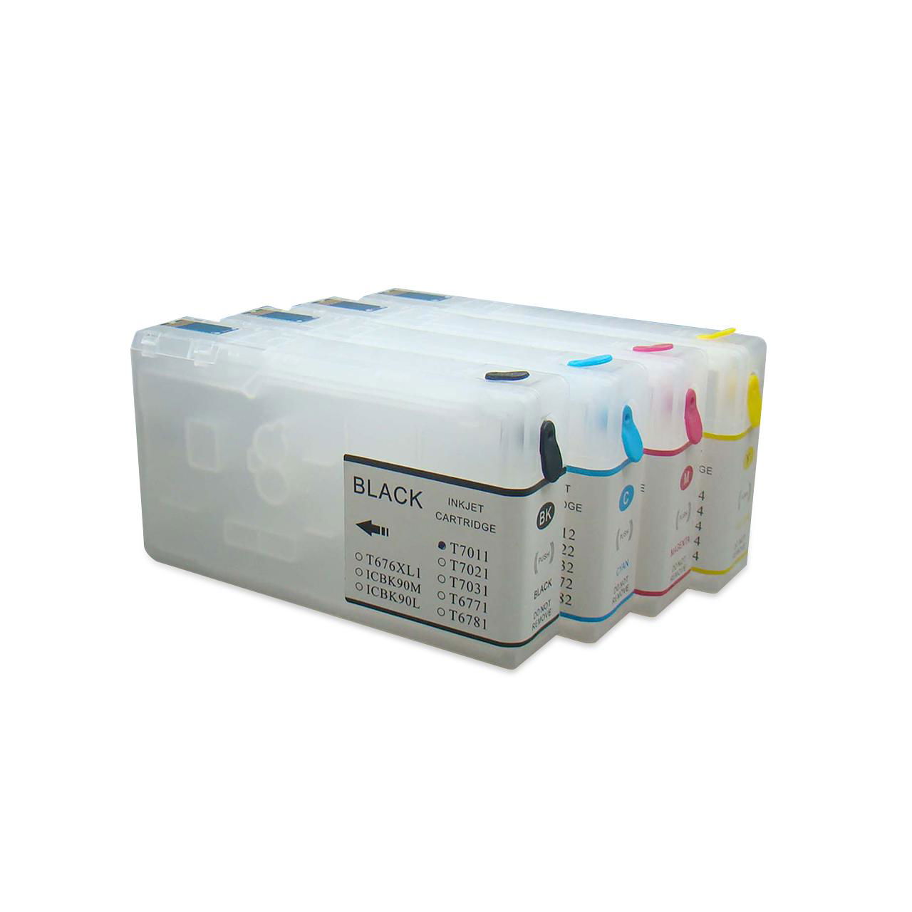 填充墨盒帶芯片用在Epson Pro WF-5620DWFWF-5690DWF WF-5110DW WF-5190DW