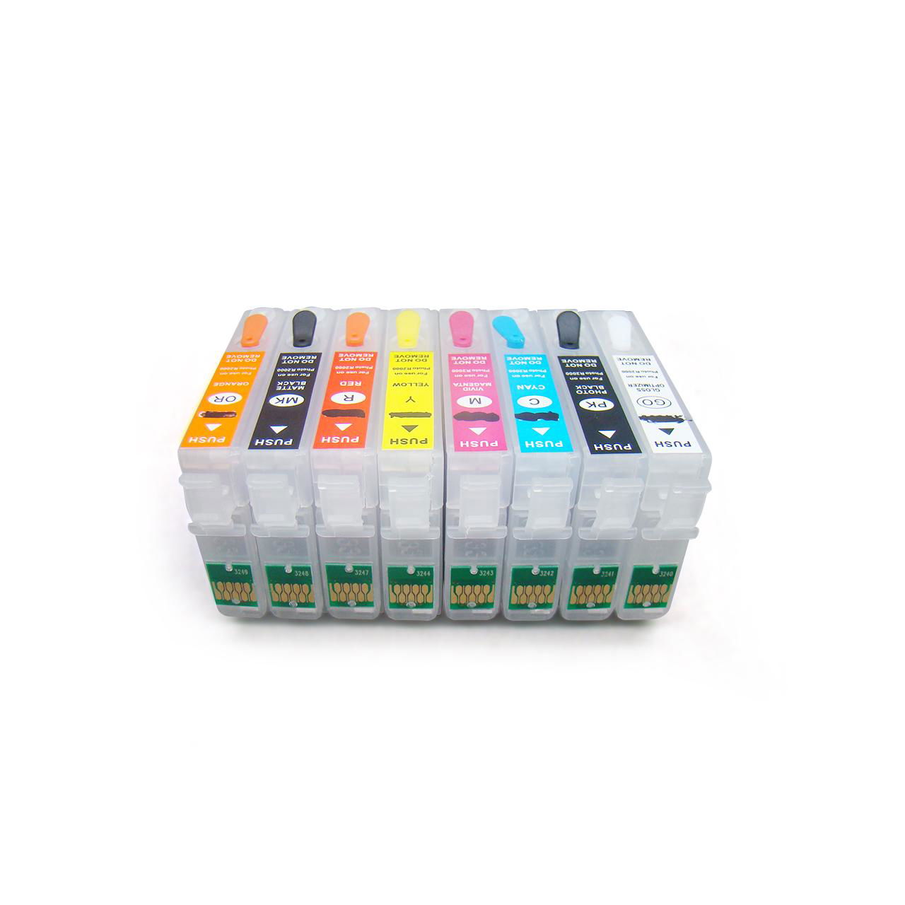 Empty Refillable Ink Cartridges with arc chip For Epson SC P600 P400 P800 2