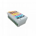 Empty Refillable Ink Cartridges with arc chip For Epson SC P600 P400 P800 3