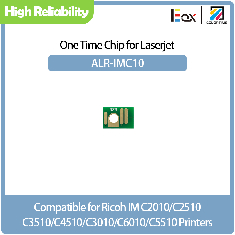 Laserjet One Time Chip for  Ricoh IM C2010/C2510/C3510/C4510/C3010/C6010/C5510