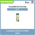 COLORTIME GC51 Compatible Cartridge One Time Chip for Ricoh SG 3210DNw printer  1