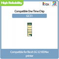 COLORTIME GC51 Compatible Cartridge One Time Chip for Ricoh SG 3210DNw printer 