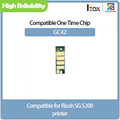 GC42 Compatible Cartridge One Time Chip for Ricoh SG 5200 printer 1