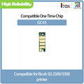 GC43 Compatible Cartridge One Time Chip