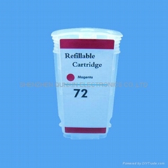 refillable cartridge for HP Designjet T610/Z2100