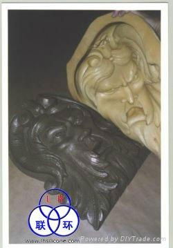 Rockery fountain religious sculpture special mold silicone 2