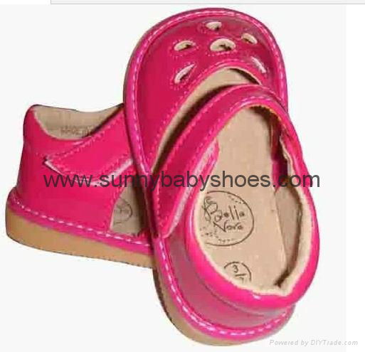 Children Leather Squeaky Shoes 2