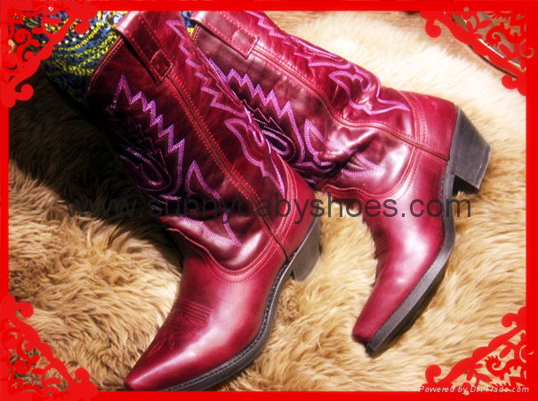 Women's Pull-On Western Cowboy Boots