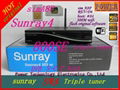 2013 hot sim a8p sunray 4 800hd se triple tuner receiver