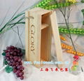 Pine single smoked pull type wine box 2