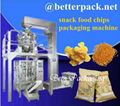 chips packing machine food plastic packaging machine