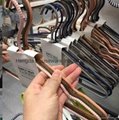 Cheapest Metal Clothes Hanger Rubber Clip Ends Pants Skirts Hanger