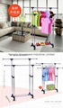 Folding Laundry Hanger Clothes Drying Rack Outdoor Clothes Airer 3