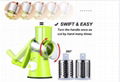 Hot Sale Round Mandoline Slicer Vegetable Cutter Chopper Potato Carrot Grater Sl