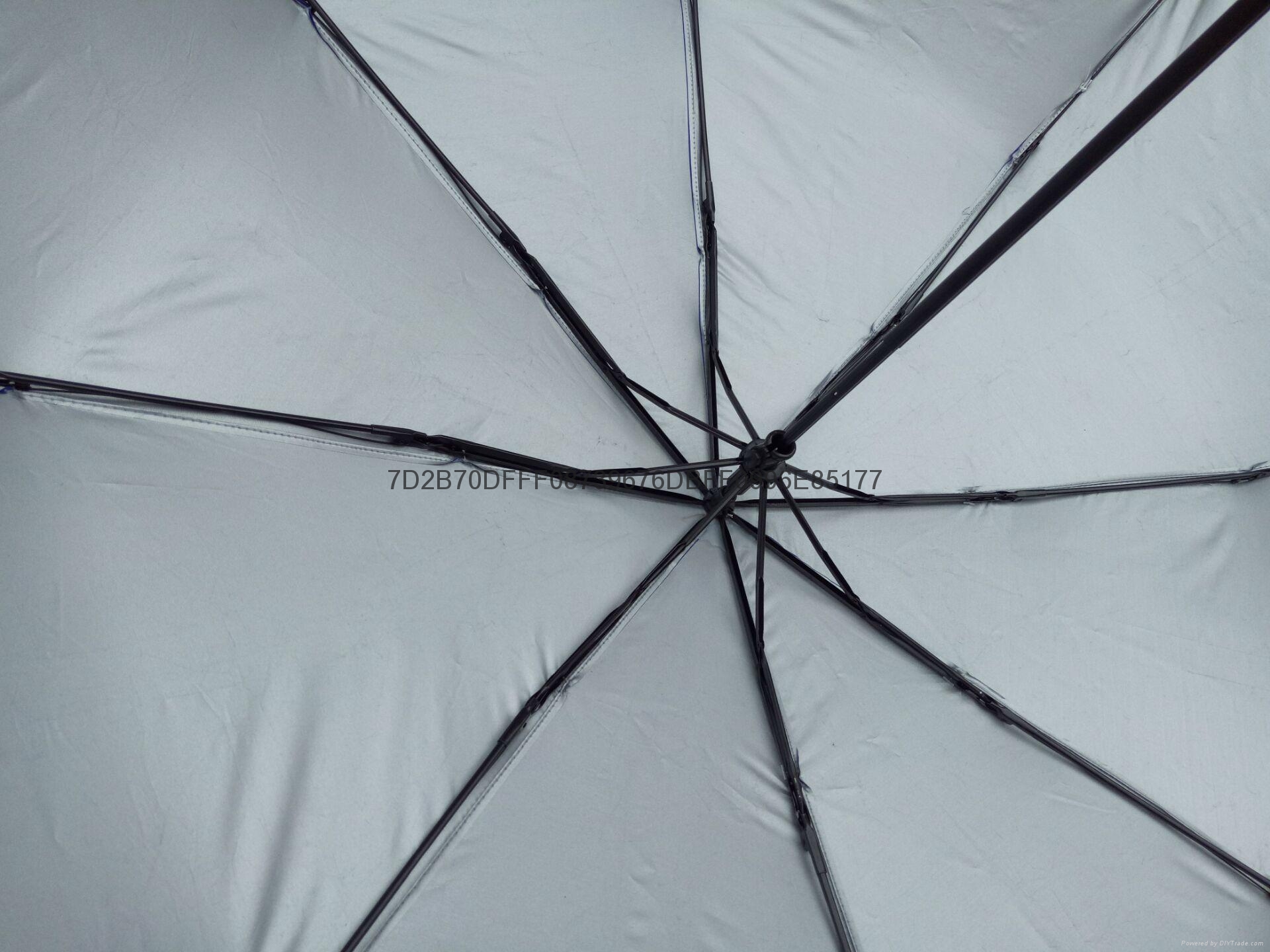 折叠广告伞 防风折叠雨伞 广告雨伞 3